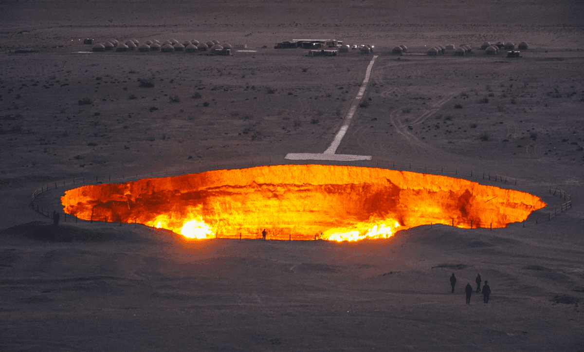 Journey to the Door to Hell